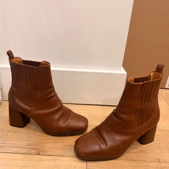 Sezane Dorie Boots Chocolate Size 8 - Picture 6 of 8